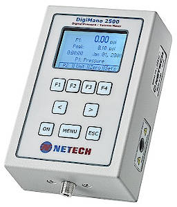 Netech DigiMano 2500 Precision Pressure Vacuum Meter